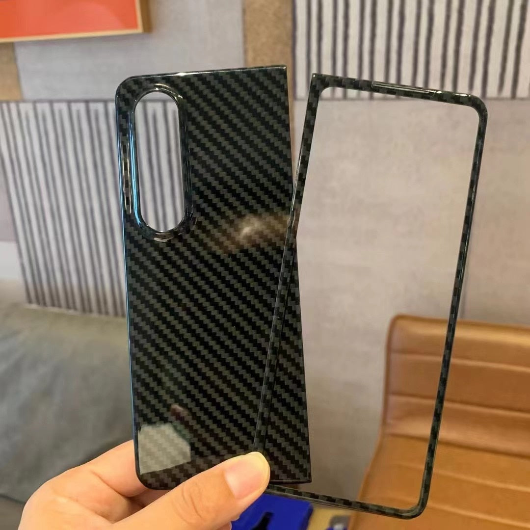 YTF-Carbon Fiber Case For Samsung Galaxy Z Fold - Premium Mobile Phone Cases from Dressmycell.com - Just $44.00! Shop now at Dressmycell.com YTF-Carbon Fiber Case For Samsung Galaxy Z Fold - Premium Mobile Phone Cases from Dressmycell.com - Just $44.00! Shop now at Dressmycell.com